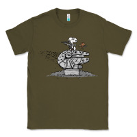 Army Green scruffy smugglers and pirates Classic Tee - artisFamous
