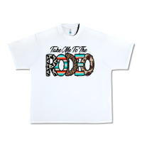 White take me to the rodeo Urban Heavy Tee - CowhideDigitalArt