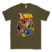 Army Green x m.e.n ani.ma.ted series retro 90s t shirt Classic Tee - artisFamous