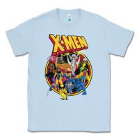 Dusty Blue x m.e.n ani.ma.ted series retro 90s t shirt Classic Tee - artisFamous