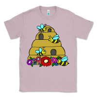 Lilac bee hive Classic Tee - artisFamous