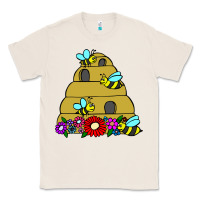 Natural bee hive Classic Tee - artisFamous