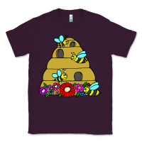 Plum bee hive Classic Tee - artisFamous