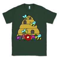 Sports Green bee hive Classic Tee - artisFamous