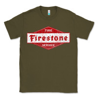 Army Green firestone tires classic active t shirt Classic Tee - artisFamous