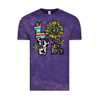 Cloud Purple love autism Vintage Tee - CowhideDigitalArt