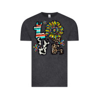 Vintage Black love autism Vintage Tee - CowhideDigitalArt