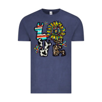 Vintage Denim love autism Vintage Tee - CowhideDigitalArt