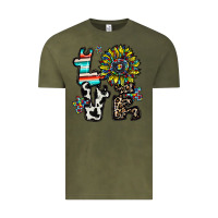 Vintage Olive love autism Vintage Tee - CowhideDigitalArt
