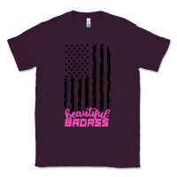 Plum beautiful badass american Classic Tee - artisFamous