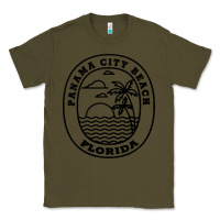 Army Green panama city beach florida Classic Tee - artisFamous