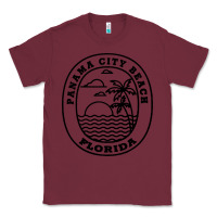 Burgundy panama city beach florida Classic Tee - artisFamous