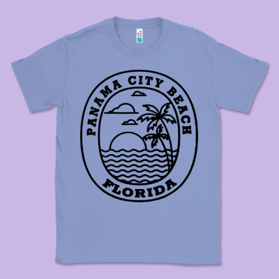 Panama City Beach Florida Classic Tee Designed By Artisfamous