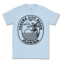 Dusty Blue panama city beach florida Classic Tee - artisFamous