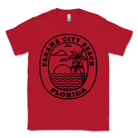 Red panama city beach florida Classic Tee - artisFamous