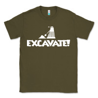 Army Green excavate funny Classic Tee - artisFamous