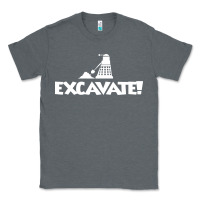 Charcoal Heather excavate funny Classic Tee - artisFamous