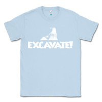 Dusty Blue excavate funny Classic Tee - artisFamous