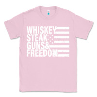 Bubblegum Pink whiskey steak guns freedom Classic Tee - artisFamous