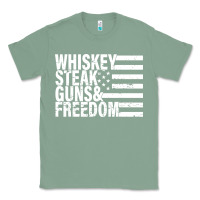 Sage whiskey steak guns freedom Classic Tee - artisFamous