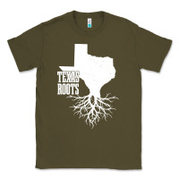 Army Green texas roots vintage usa Classic Tee - artisFamous