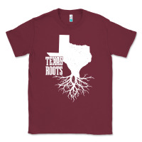 Burgundy texas roots vintage usa Classic Tee - artisFamous