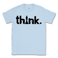 Dusty Blue think chess Classic Tee - artisFamous
