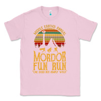 Bubblegum Pink middle earth's annual mordor fun run Classic Tee - artisFamous