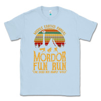 Dusty Blue middle earth's annual mordor fun run Classic Tee - artisFamous