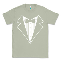 Matcha fake tux tuxedo suit tie Classic Tee - artisFamous