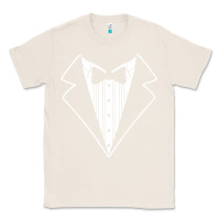 Natural fake tux tuxedo suit tie Classic Tee - artisFamous