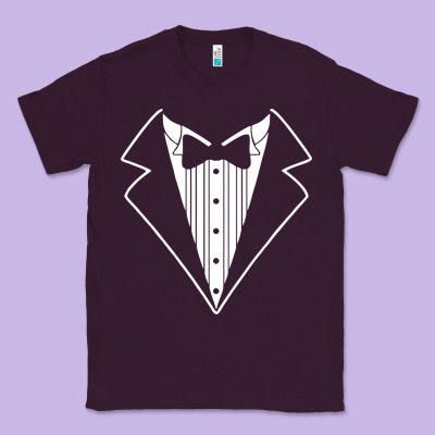Fake Tux Tuxedo Suit Tie Classic Tee Designed By Artisfamous