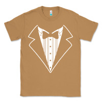 Toasted Coconut fake tux tuxedo suit tie Classic Tee - artisFamous
