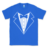 True Royal fake tux tuxedo suit tie Classic Tee - artisFamous