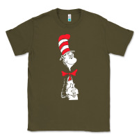 Army Green dr seuss the cat in the hat Classic Tee - artisFamous