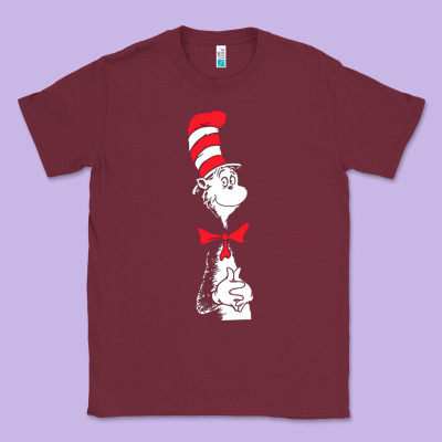 Dr Seuss The Cat In The Hat Classic Tee Designed By Artisfamous