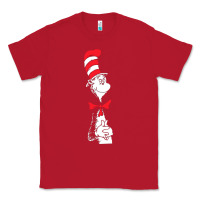Red dr seuss the cat in the hat Classic Tee - artisFamous