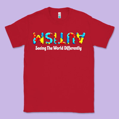 Autism Seeing The World Differently Classic Tee Designed By Artisfamous