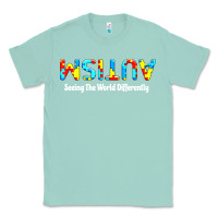 Seafoam autism seeing the world differently Classic Tee - artisFamous