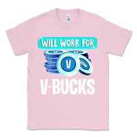 Bubblegum Pink will work for v bucks youth gamer Classic Tee - artisFamous
