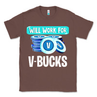 Chestnut will work for v bucks youth gamer Classic Tee - artisFamous