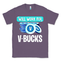 Lavender will work for v bucks youth gamer Classic Tee - artisFamous