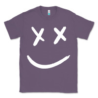 Lavender x eyed smiley face x eyes smiling Classic Tee - artisFamous