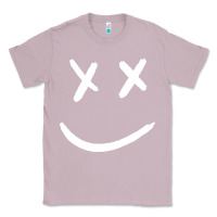 Lilac x eyed smiley face x eyes smiling Classic Tee - artisFamous