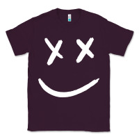 Plum x eyed smiley face x eyes smiling Classic Tee - artisFamous