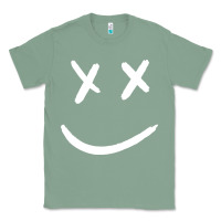 Sage x eyed smiley face x eyes smiling Classic Tee - artisFamous