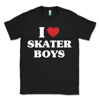 Black i love skater boys Classic Tee - artisFamous