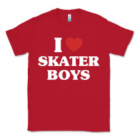 Red i love skater boys Classic Tee - artisFamous