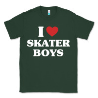 Sports Green i love skater boys Classic Tee - artisFamous