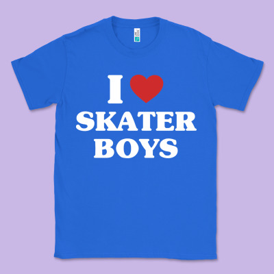 I Love Skater Boys Classic Tee Designed By Artisfamous